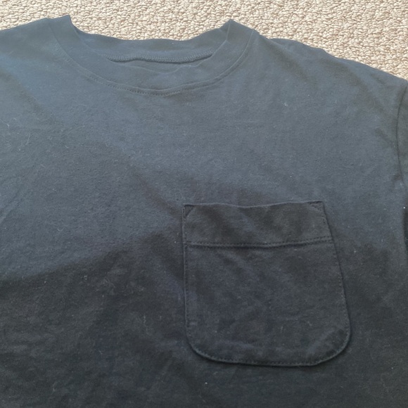 POPLINEN - BLACK CROP LONG SLEEVE - SIZE S - Picture 2 of 4